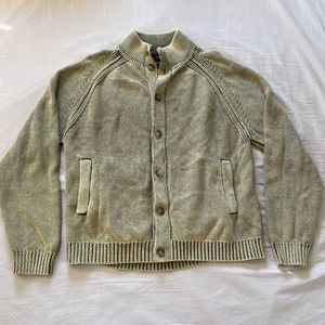 Lucky Brand Button Up Sweater Medium